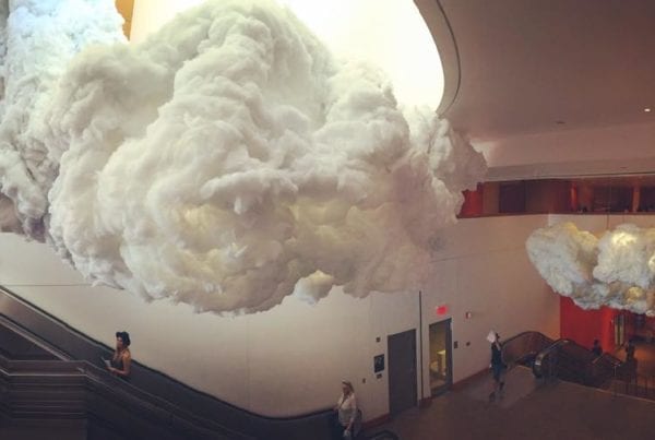 Nimbus displayed at the Walt Disney Hall as a creative fine art installation