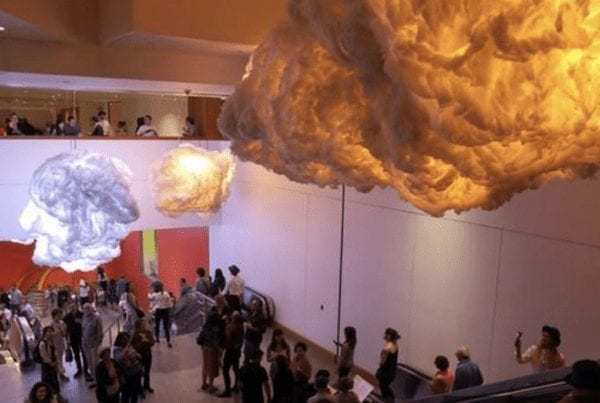 Nimbus was a creative public art installation at the Walt Disney Concert Hall